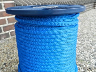 8mmlanggevlochten100mtr blauw 3