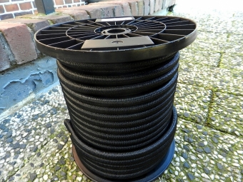 elastiek/10mm/50mtr.                          zwart